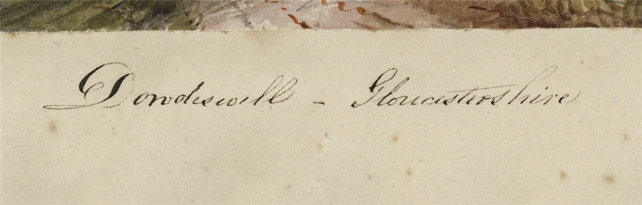 Mary Webster (1794-1883) - Watercolour Painting Dowdeswell Near Cheltenham 18404