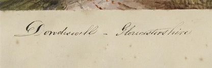 Mary Webster (1794-1883) - Watercolour Painting Dowdeswell Near Cheltenham 18404