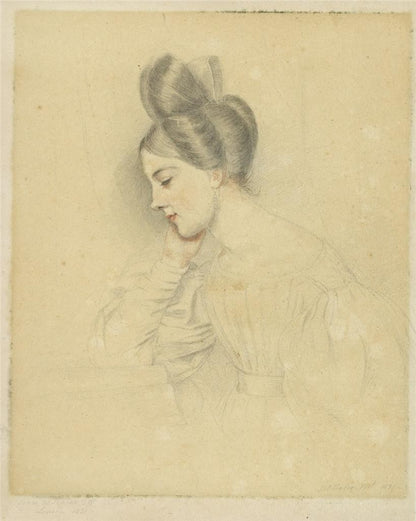 Isaac Wane Slater (1784-1836) Watercolour Painting Portrait Of A Lady 18310
