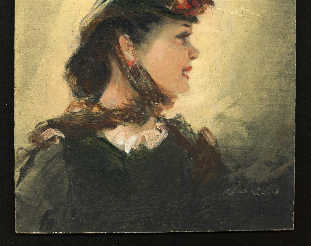 William Henry Barribal - Oil Painting - Portrait Of A Lady - 20th Century4