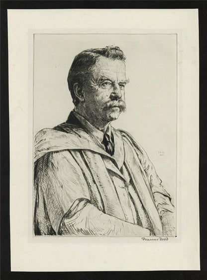 Francis Dodd R.A. (1874-1949) - Signed Etching - Portrait Of A Gentleman 19261