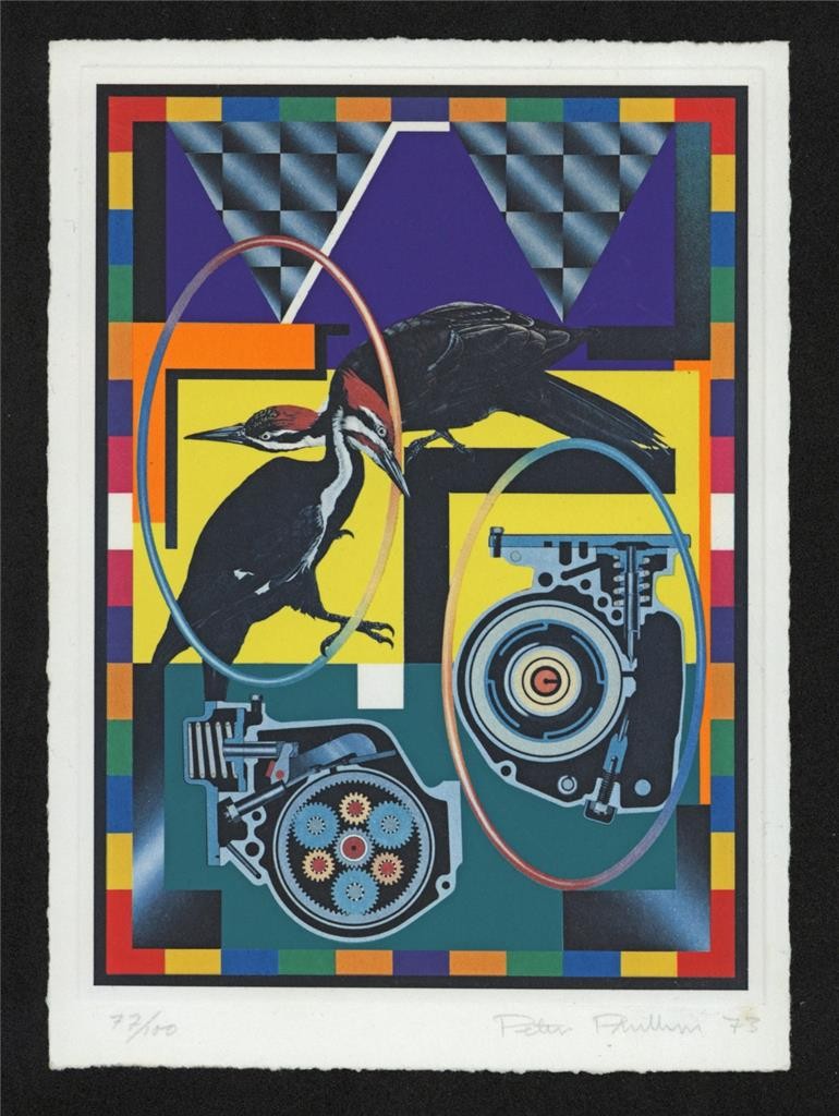 Peter Phillips - Pencil Signed Screenprint - Untitled 19731
