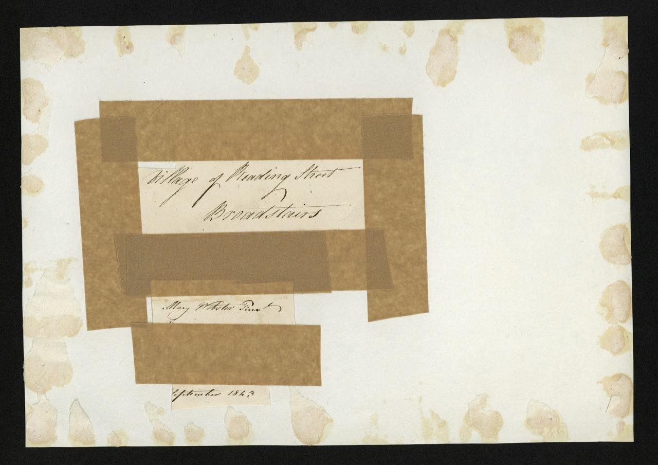 Mary Webster (1794-1883) Watercolour Painting - Reading Street Broadstairs 18435