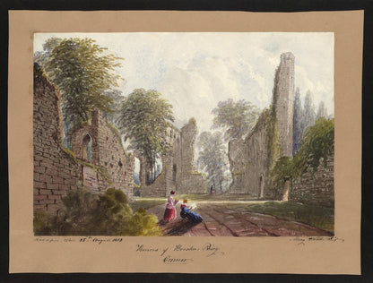 Mary Webster (1794-1883) Watercolour Painting  Beeston Regis Priory Near Cromer1
