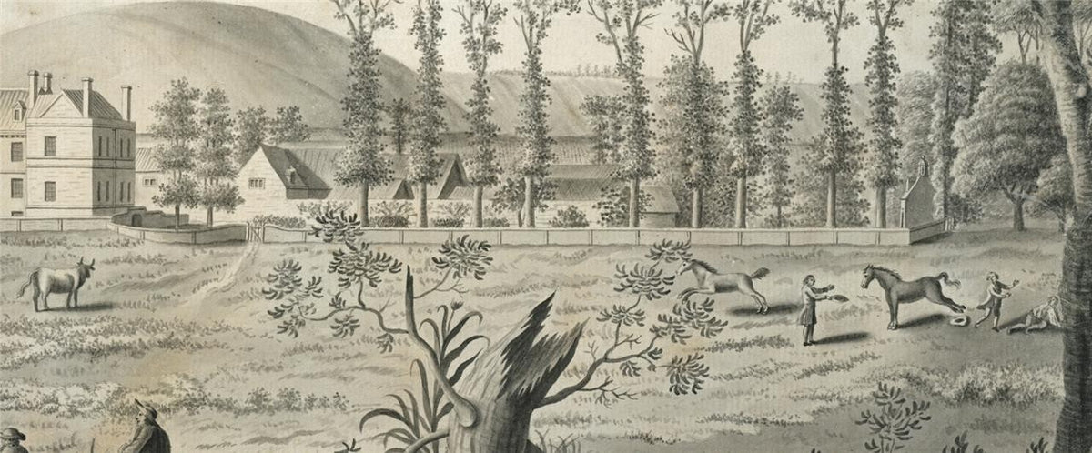 View Of Nethercot House Watercolour Painting Late 18th / Early 19th Century22