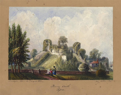 Mary Webster (1794-1883) - Watercolour Painting - Pevensey Castle Sussex - 18529