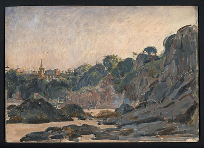 Dugald Sutherland MacColl (1859-1948) Oil Painting - North Bay Coastline 19321