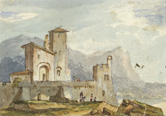 Style Of Samuel Prout - Miniature Watercolour Painting - 19th Century - 210