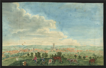 James Wilcox (1778-1865) Watercolour Painting - Canterbury 18001