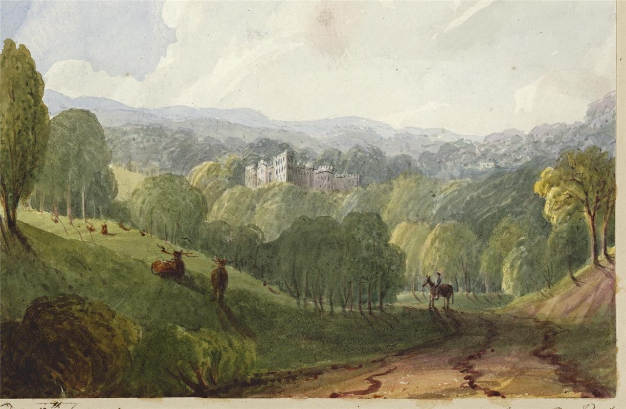 Mary Webster (1794-1883) - Watercolour Painting - Ashburnham Park Sussex 18425