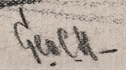 George Charles Haite (1855-1924) Pencil Drawing 1899 Wells-Next-The-Sea1