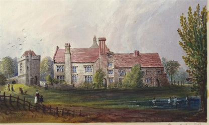 Mary Webster (1794-1883) Watercolour Painting - Michelham Abbey Priory 18426