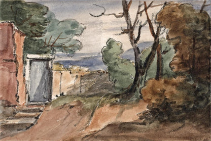 William George Jennings (1763-1854) Watercolour Painting - New Church Gravesend0