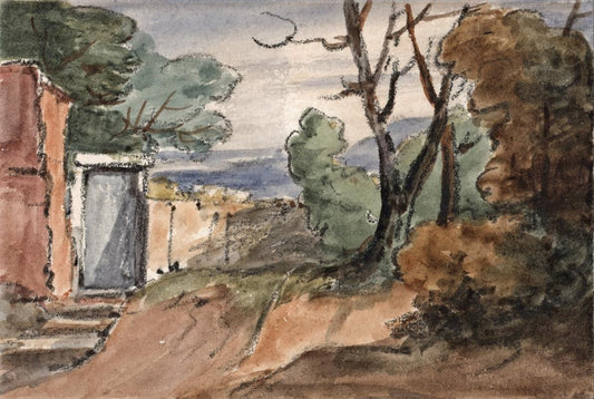 William George Jennings (1763-1854) Watercolour Painting - New Church Gravesend0