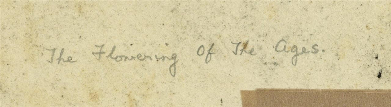 Cecil French (18791953) Pencil Drawing  The Flowering Of The Ages6