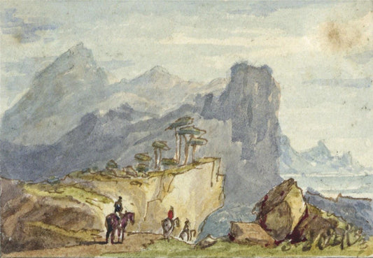 Style Of Samuel Prout - Miniature Watercolour Painting - 19th Century - 150