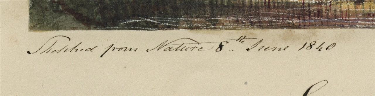 Mary Webster Watercolour Painting Source Of River Thames Gloucestershire 18402