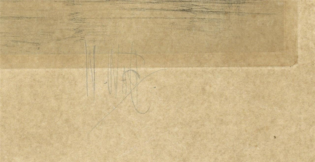 William Walcot (1874-1943) Pencil Signed Etching - The Clyde2