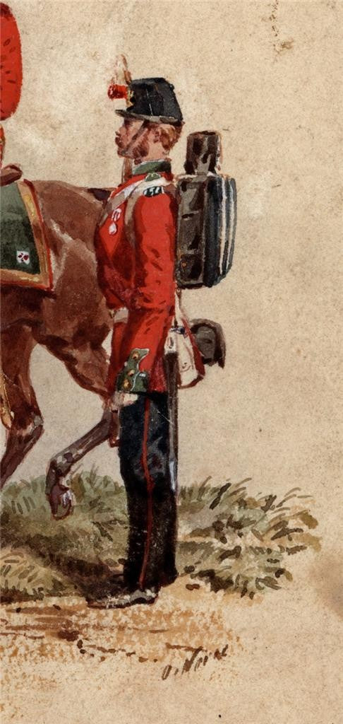 Orlando Norie (1832-1901) - Watercolour Painting - 5th Fusiliers - 18625