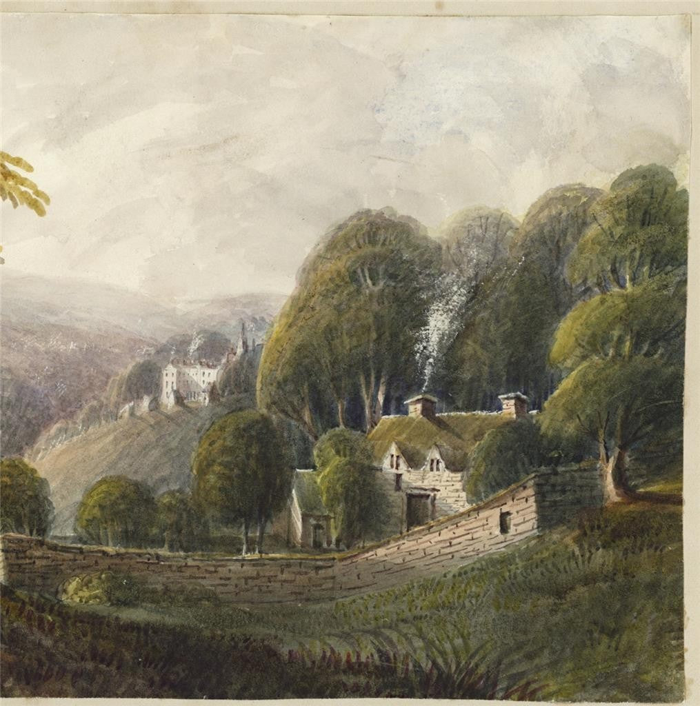 Mary Webster (1794-1883) Watercolour Painting Dowdeswell Near Cheltenham 18408