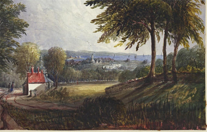 Mary Webster (1794-1883) Watercolour Painting - Distant View Of Eastbourne 18484