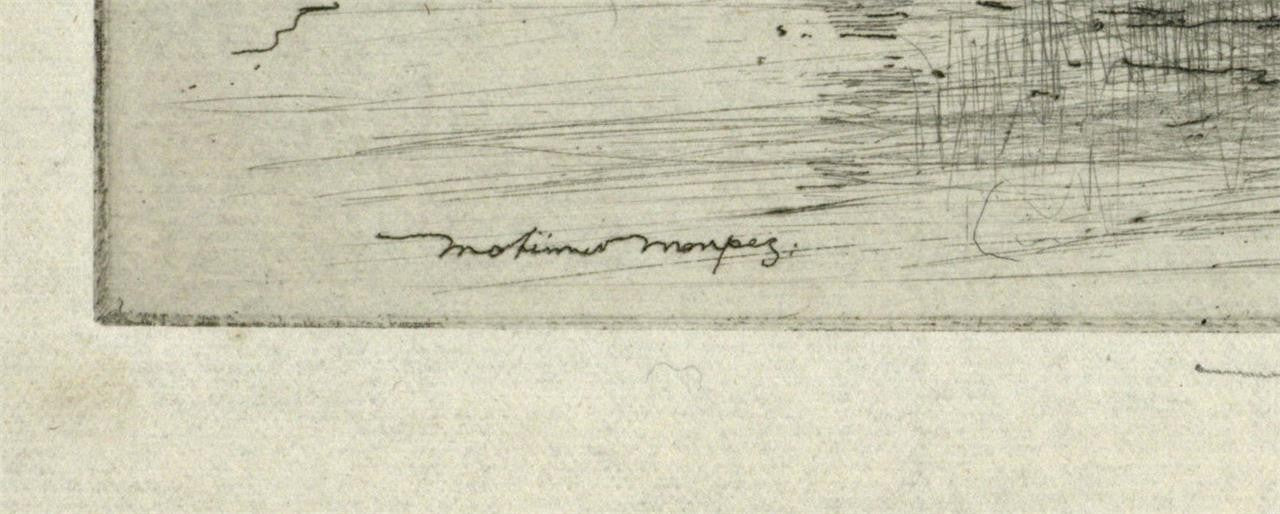 Mortimer Menpes (1855-1938) Pencil Signed Etching - St Paul's From Thames London3