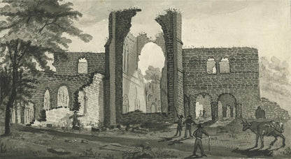 James Wilcox (1778-1865) Watercolour Painting Furness Abbey 18042