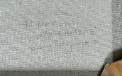 George Thompson (1934-2019) Oil Painting The Black Swan At Ravenstonedale9