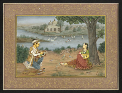 Naina Kumari - Gouache Painting - Indian / Contemporary / Mughal Style1
