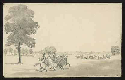 James Wilcox (1778-1865) Painting Royal Artillery Barracks Woolwich London 18431