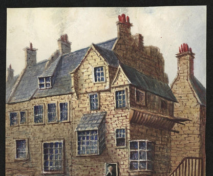 Mary Webster Small Watercolour Painting John Knox House Edinburgh Scotland6