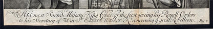 King Charles I & Sir Edward Walker - Antique Engraving - English Civil War2