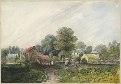 Mary Webster (1794-1883) Watercolour Painting - Infant School Eastbourne 18420