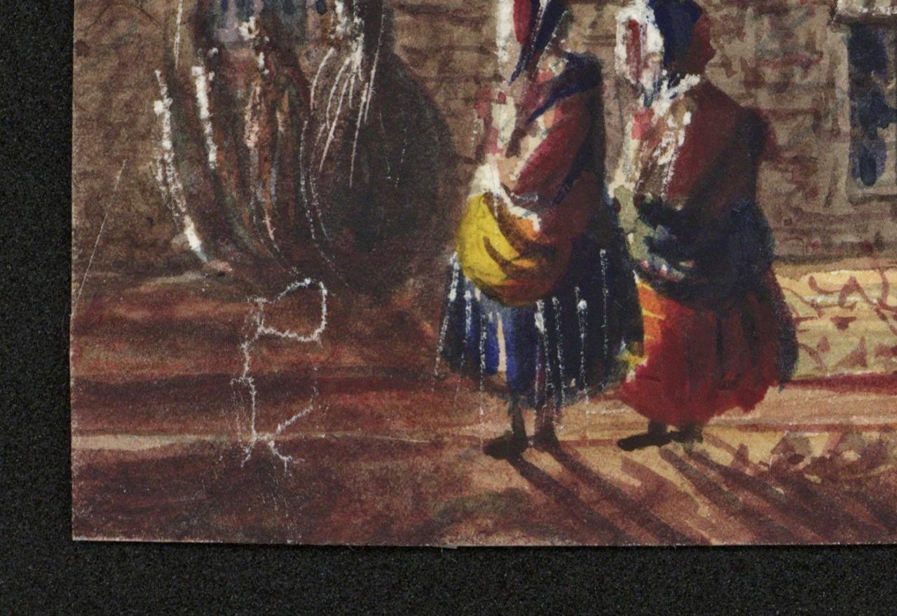 Mary Webster Small Watercolour Painting John Knox House Edinburgh Scotland3