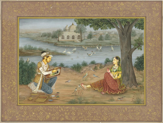 Naina Kumari - Gouache Painting - Indian / Contemporary / Mughal Style0