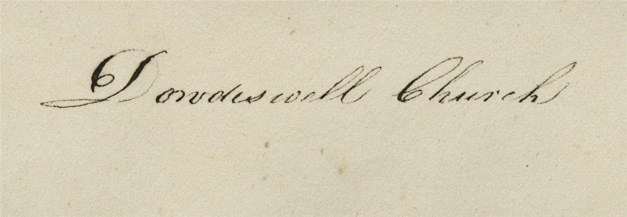 Mary Webster Watercolour Painting Dowdeswell Church - Near Cheltenham 18404