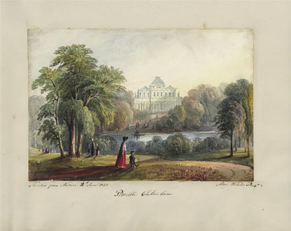 Mary Webster (1794-1883) Watercolour Painting Pittville Cheltenham 184010