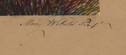 Mary Webster (1794-1883) Watercolour Painting - Harrow On The Hill London 18572