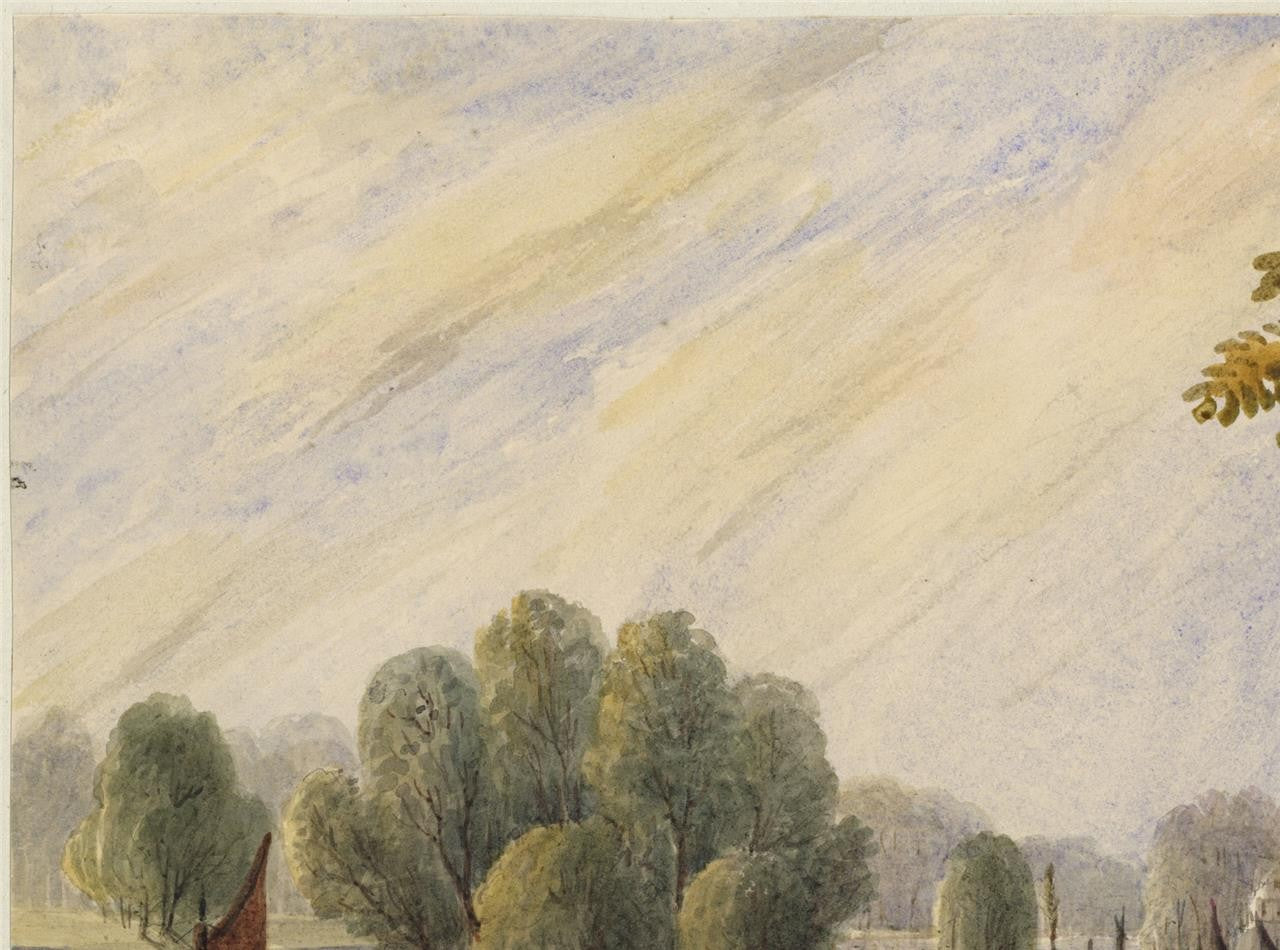 Mary Webster (1794-1883) Watercolour Painting Richmond London 18419