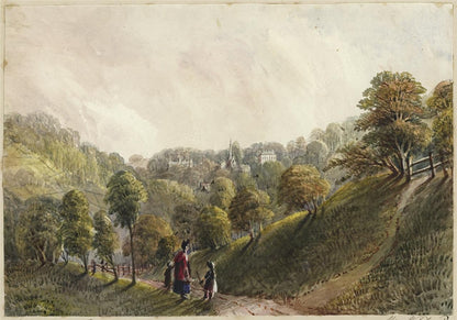 Mary Webster (1794-1883) - Watercolour Painting Dowdeswell Near Cheltenham 18400