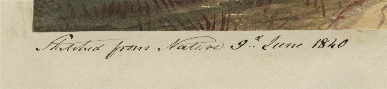 Mary Webster (1794-1883) Watercolour Painting - Dowdeswell Near Cheltenham 18403