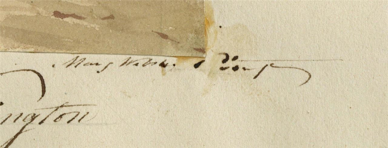 Mary Webster (1794-1883) Watercolour Painting Gateway Old Abbey Wilmington 18422