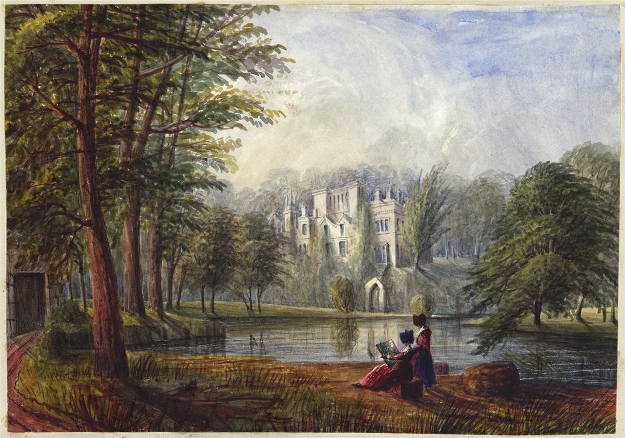 Mary Webster (1794-1883) - Watercolour Painting - Guys Cliffe House 18460