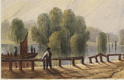 Mary Webster (1794-1883) Watercolour Painting Richmond London 18415