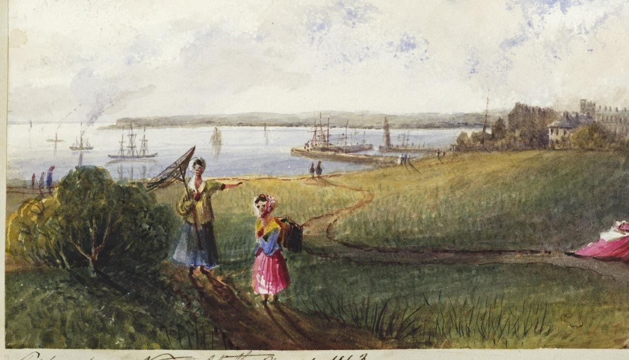 Mary Webster (1794-1883) Watercolour Painting - Ramsgate Kent 18435