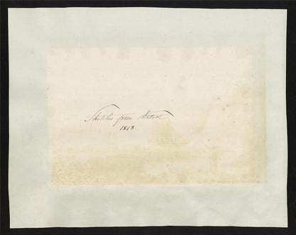 Mary Webster (1794-1883) Watercolour Painting Serpentine Kensington London 18428