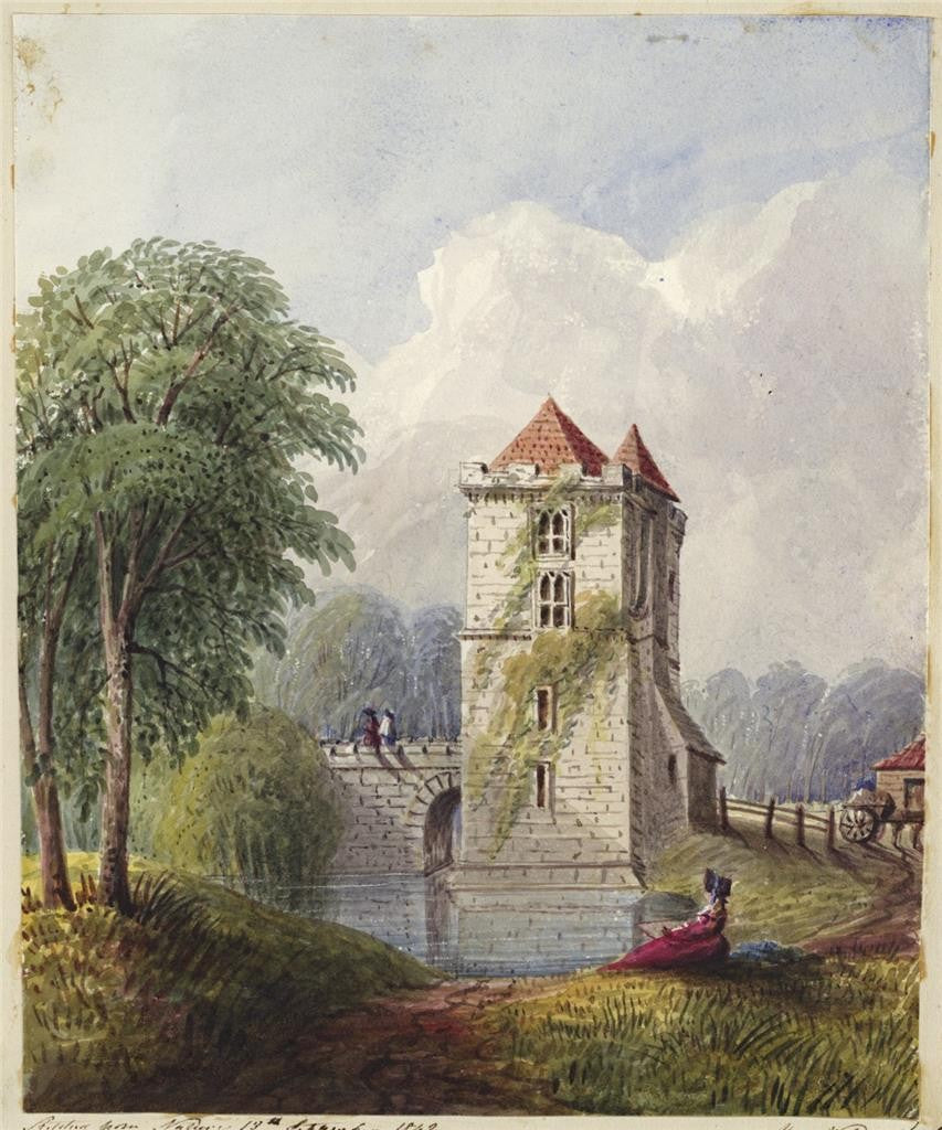 Mary Webster - Watercolour Painting - Gateway Of Michelham Abbey Priory 18420