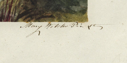 Mary Webster (1794-1883) Watercolour Painting - Distant View Harrow London c18412