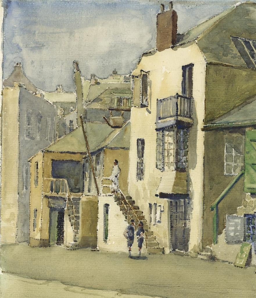 Sydney Smith (1912-1982) Watercolour Painting Street Scene - 20th Century4