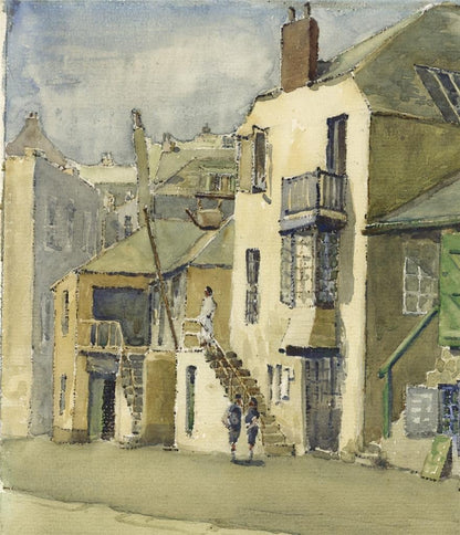 Sydney Smith (1912-1982) Watercolour Painting Street Scene - 20th Century4